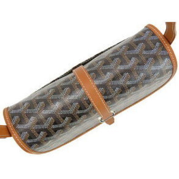 Goyard Belvedere Pouch Messenger Crossbody Brown Pochette Black - Picture 4 of 9